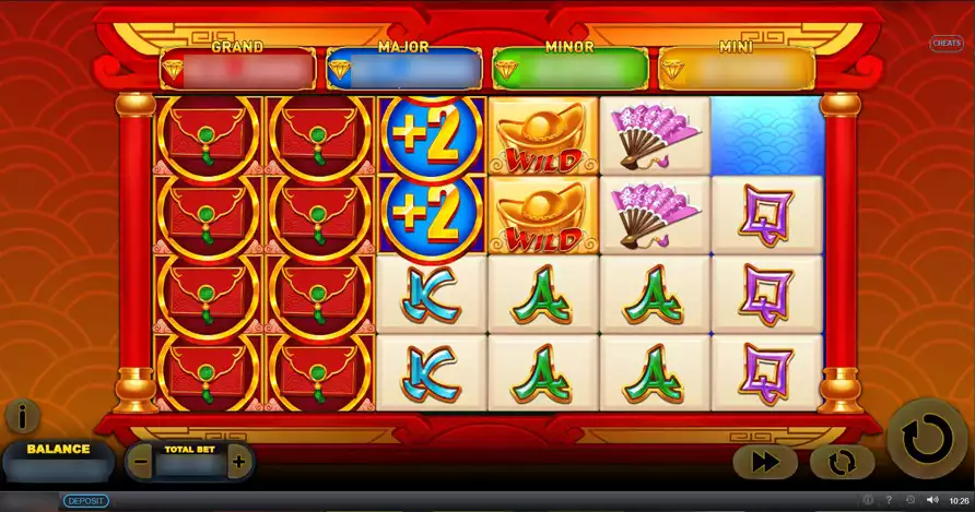 Lucky Gift Cash Collect Asian Slot Gameplay