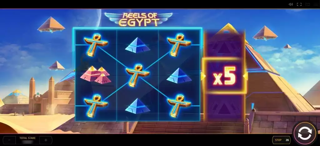 Reels of Egypt Slot Gameplay