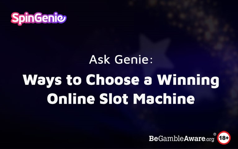 how to choose a winning slot machine