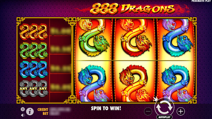 888 Dragons Gameplay