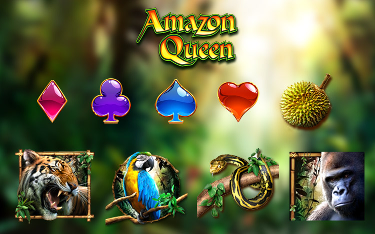 Genie Picks: amazon queen slots game theme and symbols