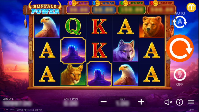 Buffalo Power Hold and Win Slot