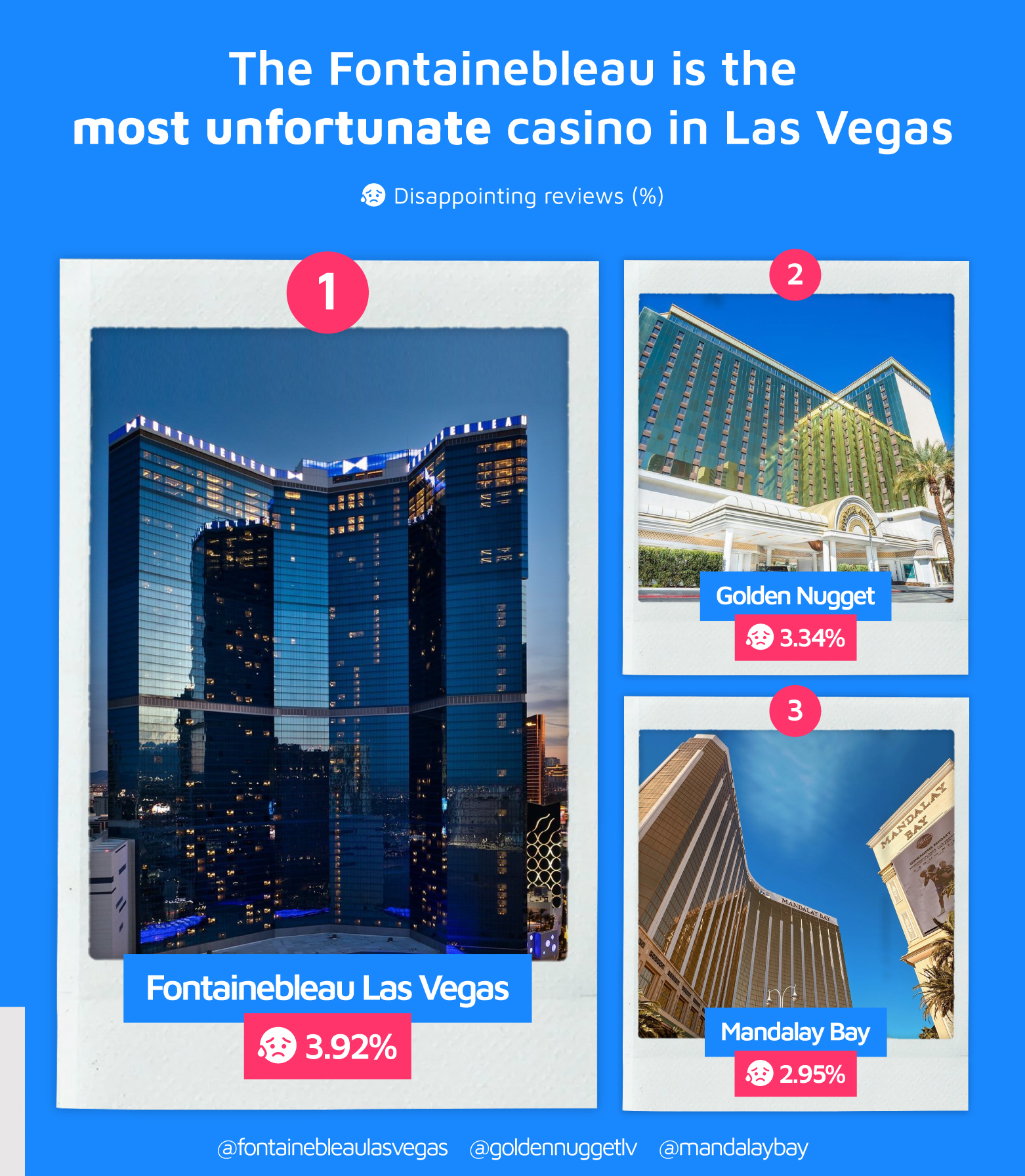 Fontainebleau - most unfortunate casino in Las Vegas