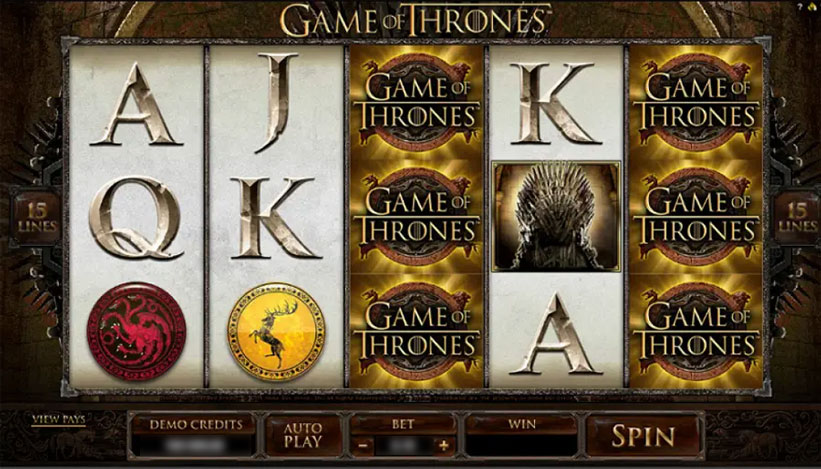 Game Of Thrones 15 Lines Slot Game