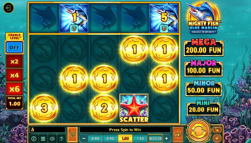 Mighty Fish Blue Marlin Online Slot