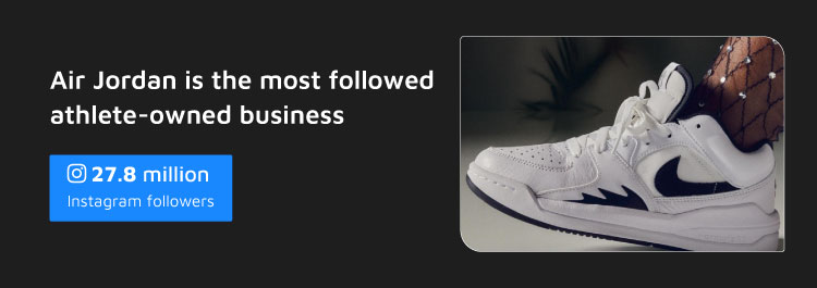 most followed athlete-owned business