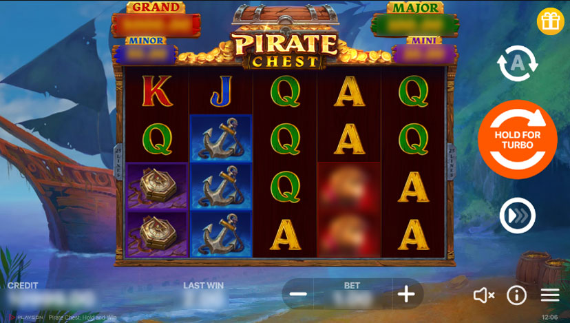 Pirate Chest Hold and Win Slot