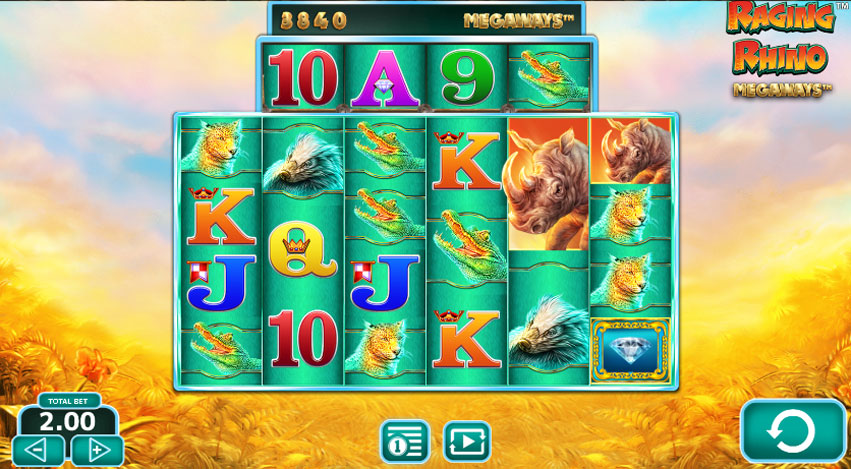 Raging Rhino Megaways Slot