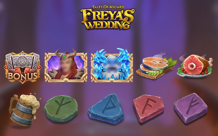 Tales of Asgard: Freya's Wedding Slot Symbols and Game Theme