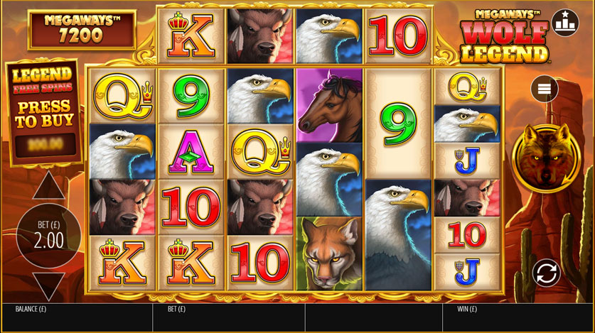 Wolf Legend Megaways slot