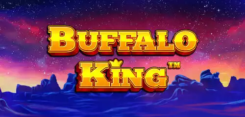 Buffalo King game logo slot 