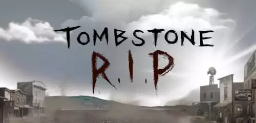 Tombstone RIP game logo slot 